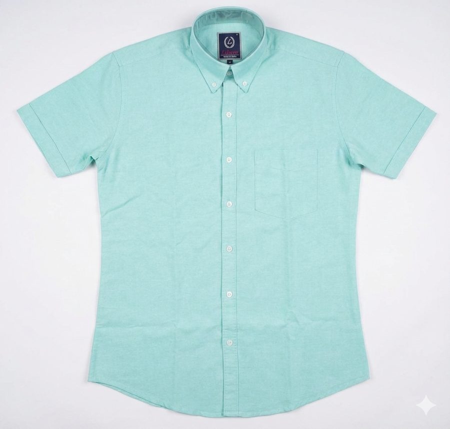 Mint oxford shirt, Gunjan Creations